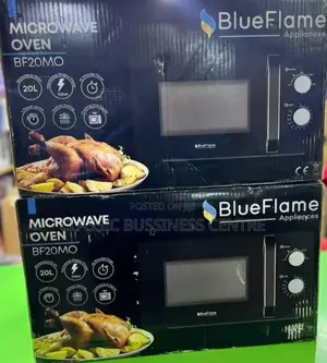 20l Microwave Oven Blue Frame