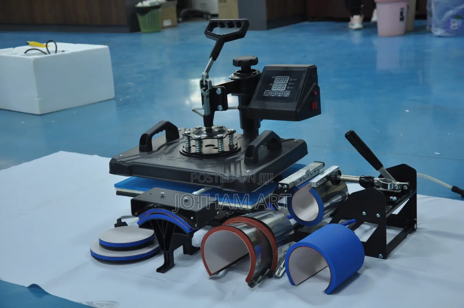 Combo Heat Press Machine 360 Rotation