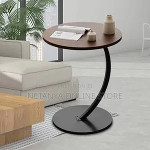 Photo - Modern Curved Side Table