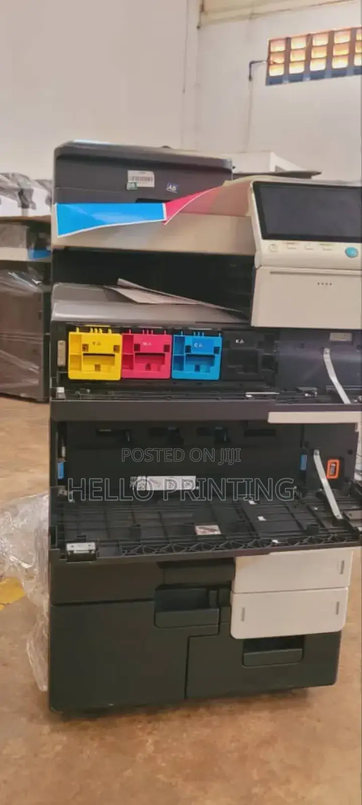 Bizhub C654 – Automatic Job Sorting Finishing