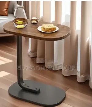 Small Modern C Shaped Side Table, Sofa End Table,