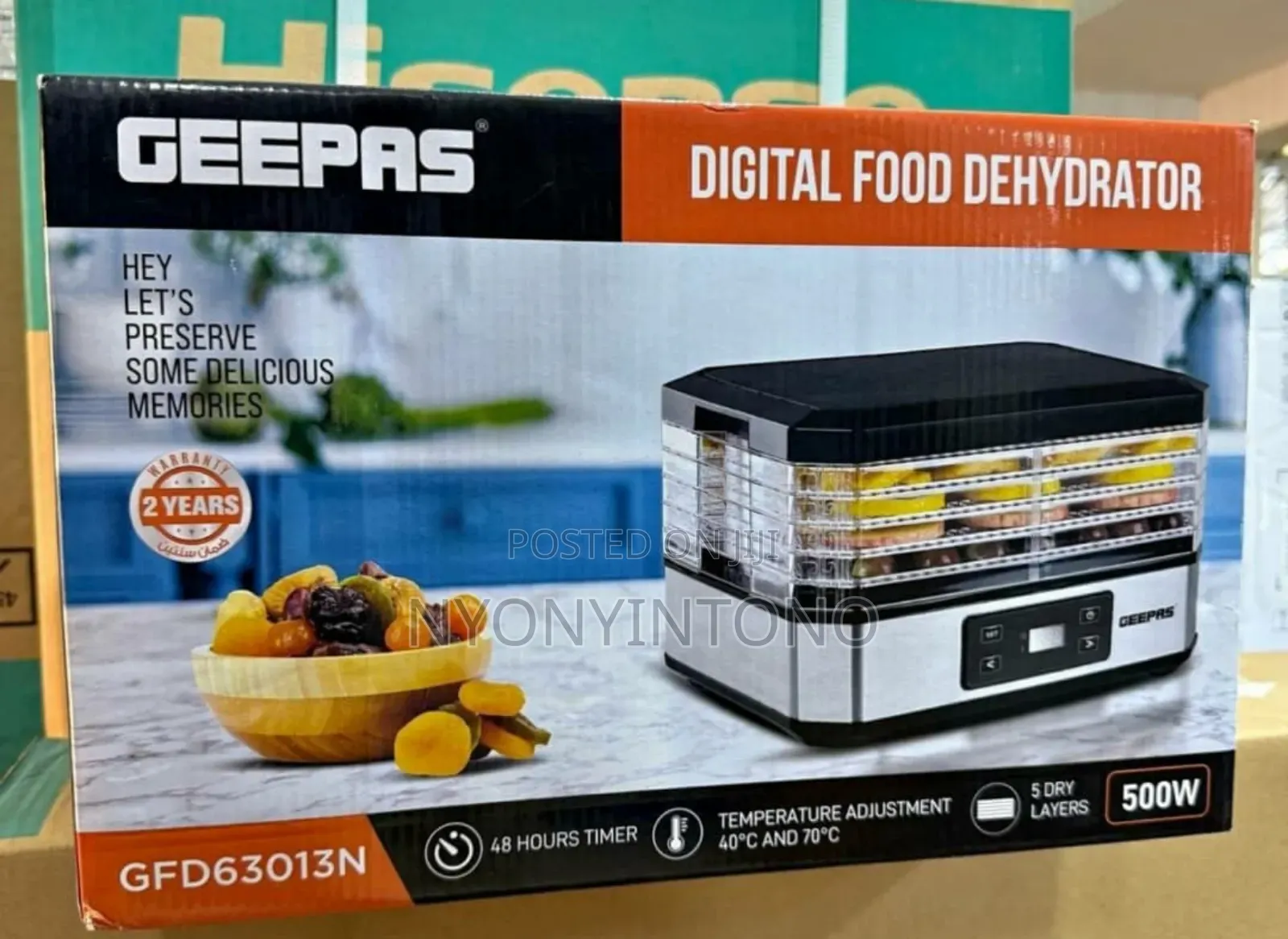 Geepas High-Quality Food Dehydrator