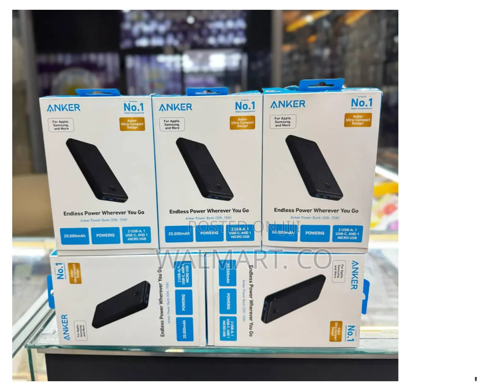 Anker 20000mah Fast Charge Portable Power Bank