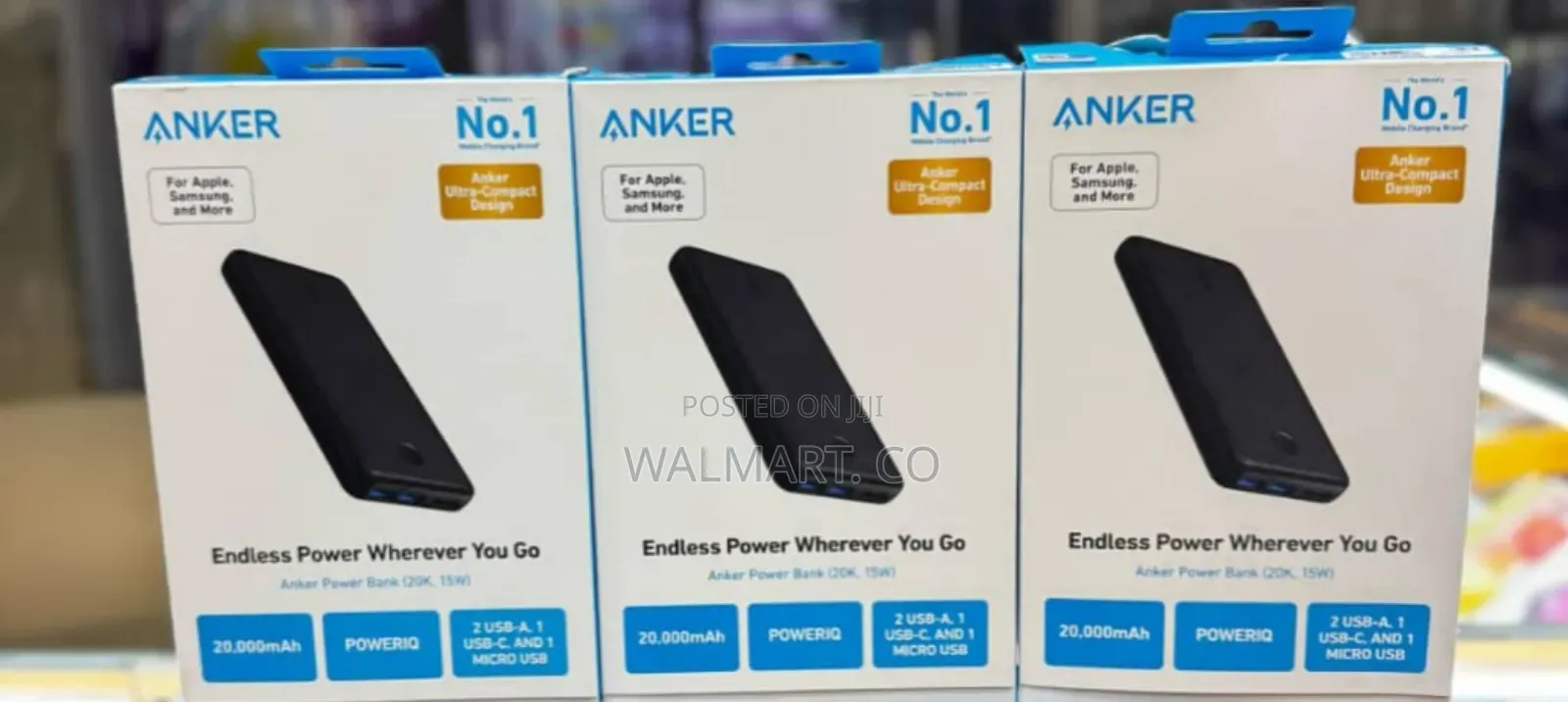 Anker 20000mah Fast Charge Portable Power Bank