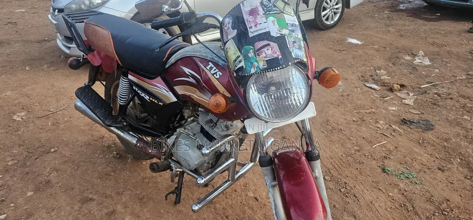 TVS XL 100 2018 Red