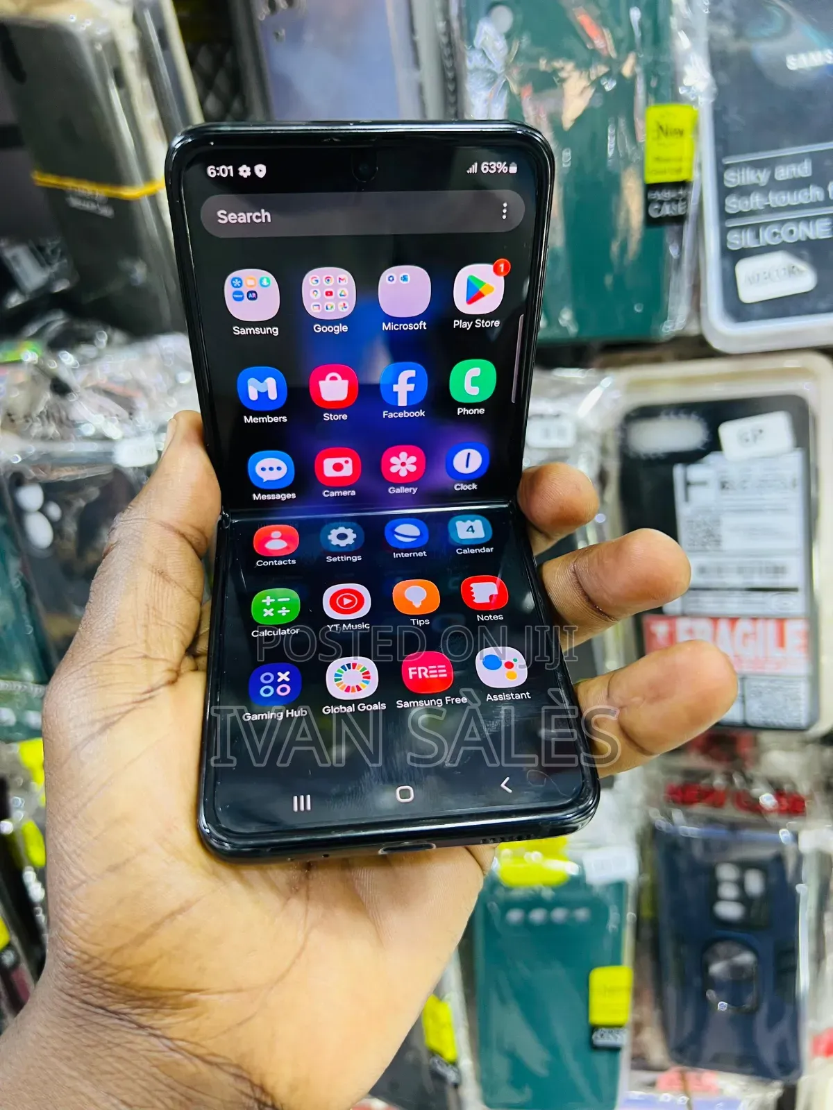 New Samsung Galaxy Z Flip 3 128 GB Black