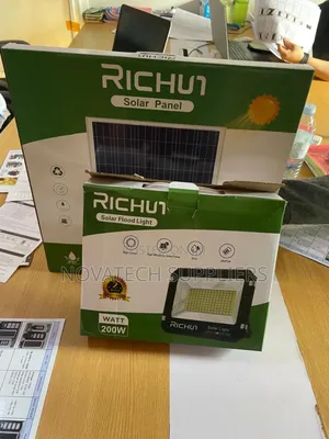 200w Original Richur Led Solar Flood Lights/ Automatic Buhn