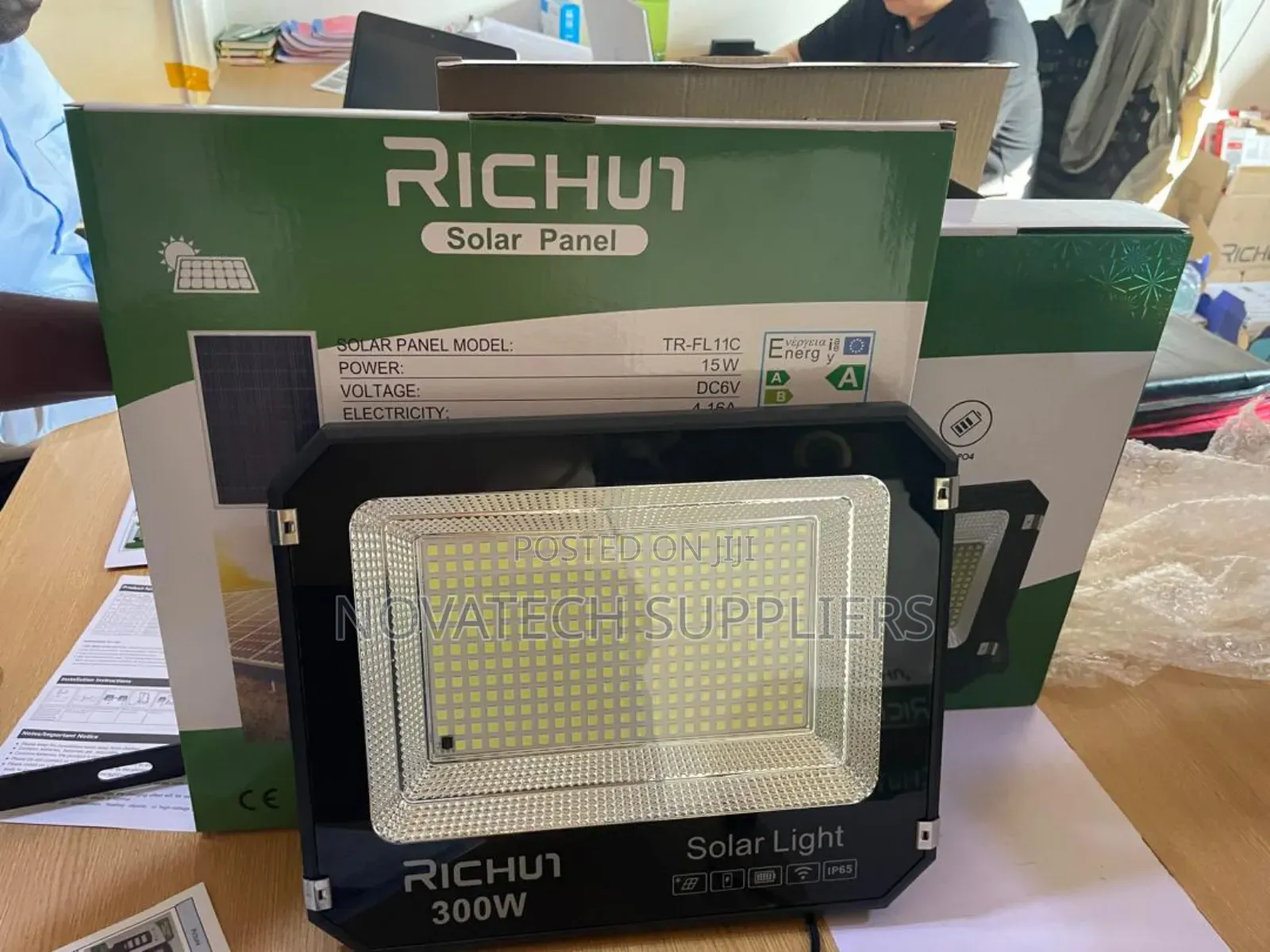 300w Original Richur Led Solar Flood Lights Noqh