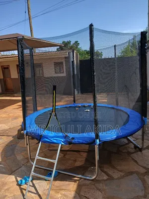 8ft Kids Big Size Commercial Trampoline With Safety Side Net
