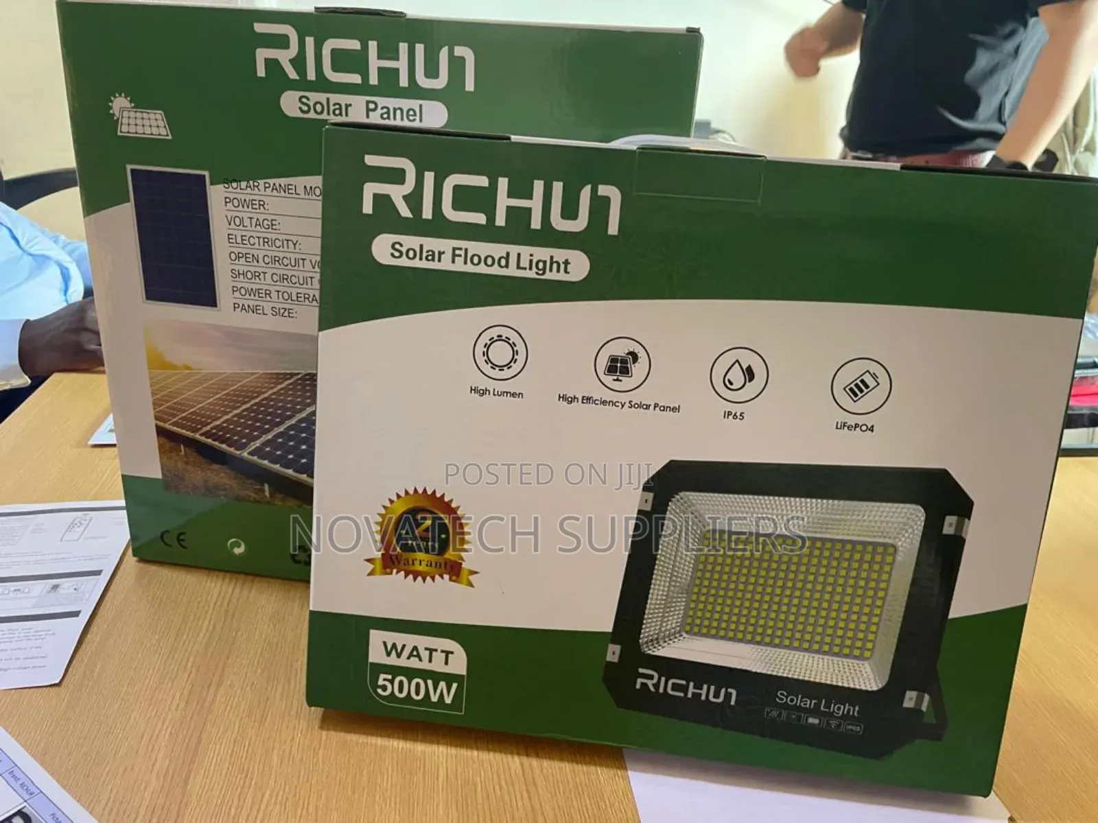 500w Original Richur Led Solar Flood Lights Kuph