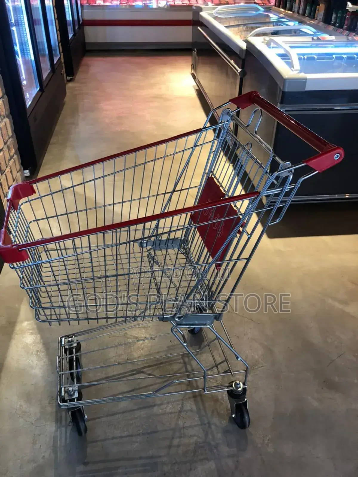 Heavy Duty Metallic Shopping Trolley