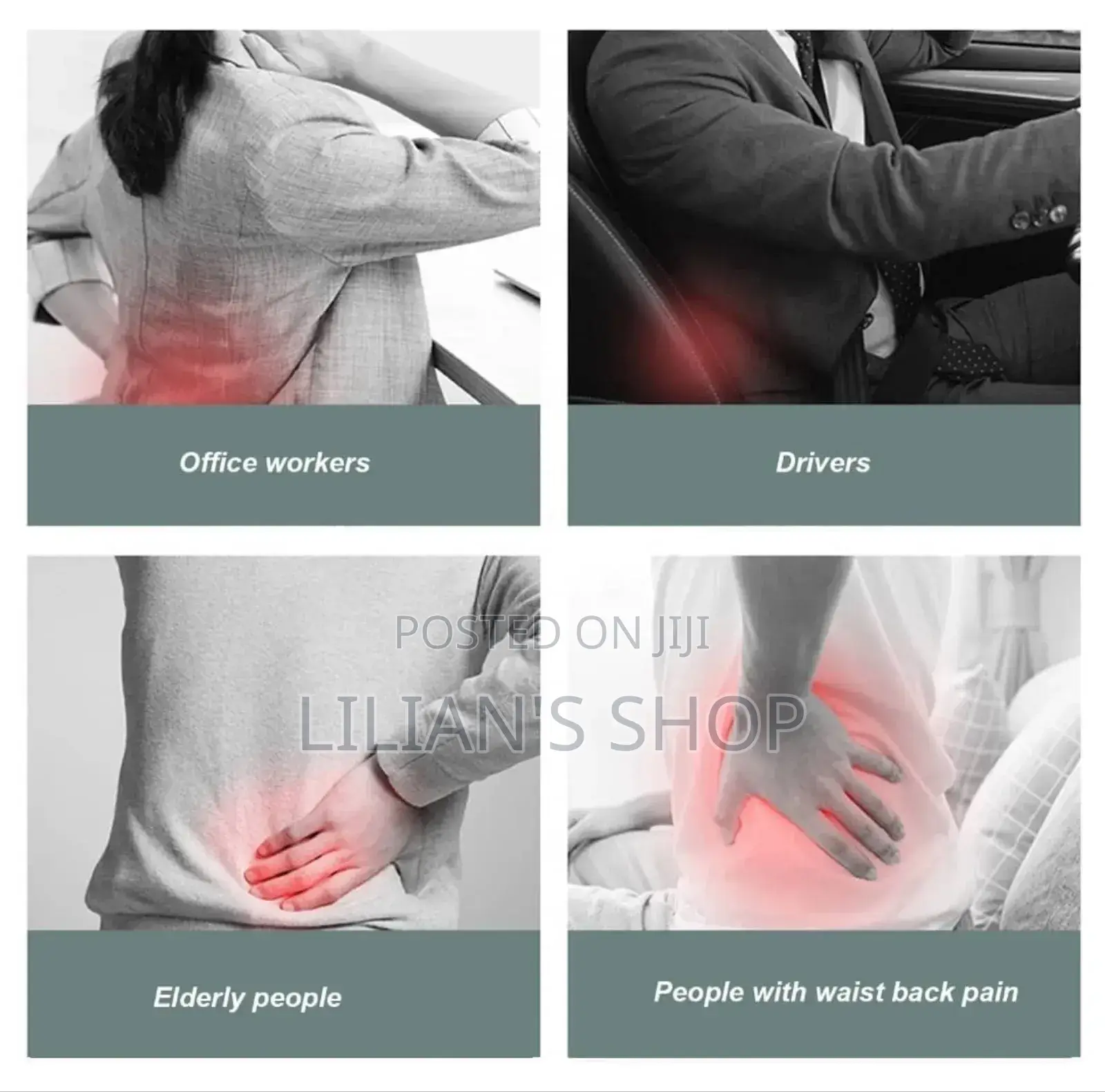 Neck Waist Multifunction Massage Pillow