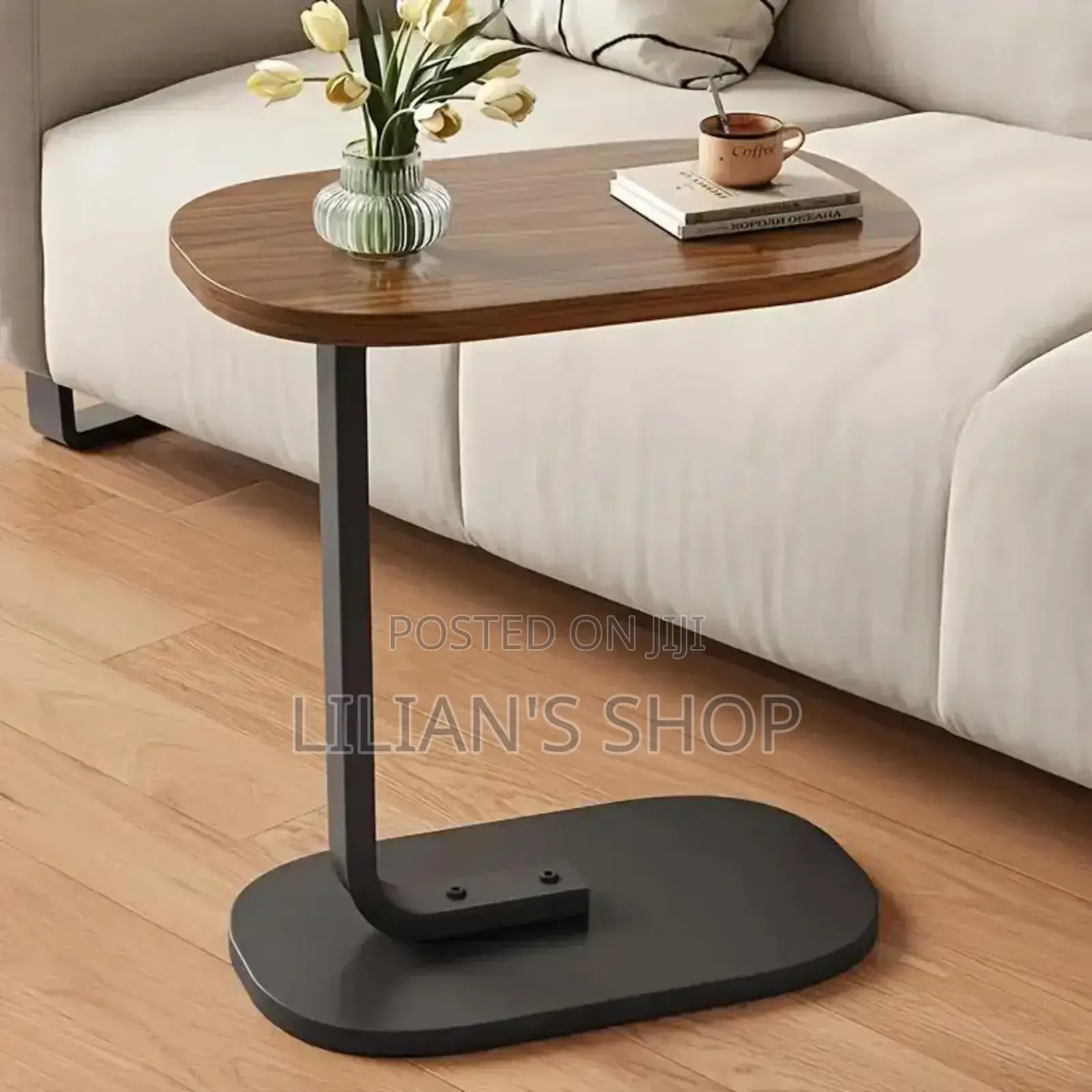 C-Shaped Beside/Sofa Side Coffee Table