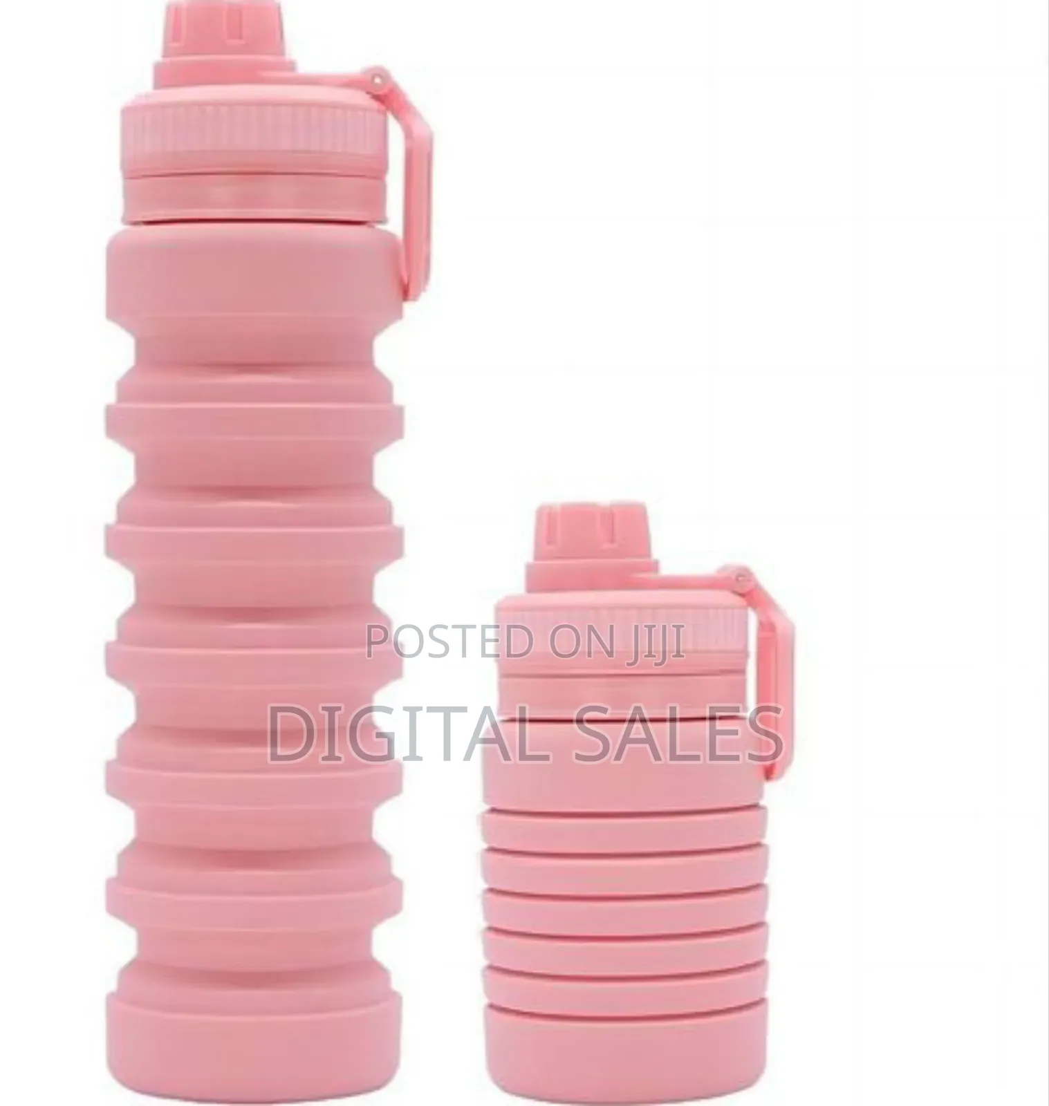Reusable Silicone Collapsible Water Bottle,
