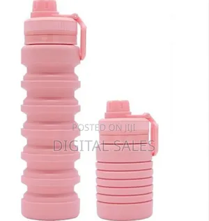 Reusable Silicone Collapsible Water Bottle,