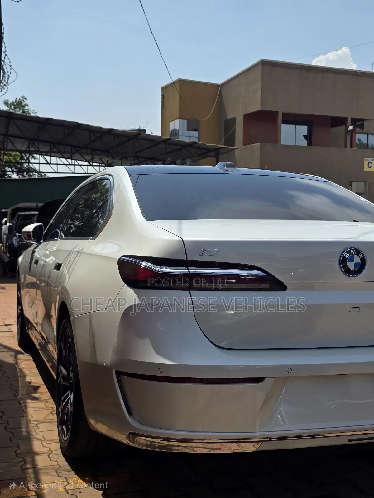 New BMW i7 2024 White