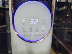 Tower Fan, Humidifier, Air Cooler Thermometer With Remote
