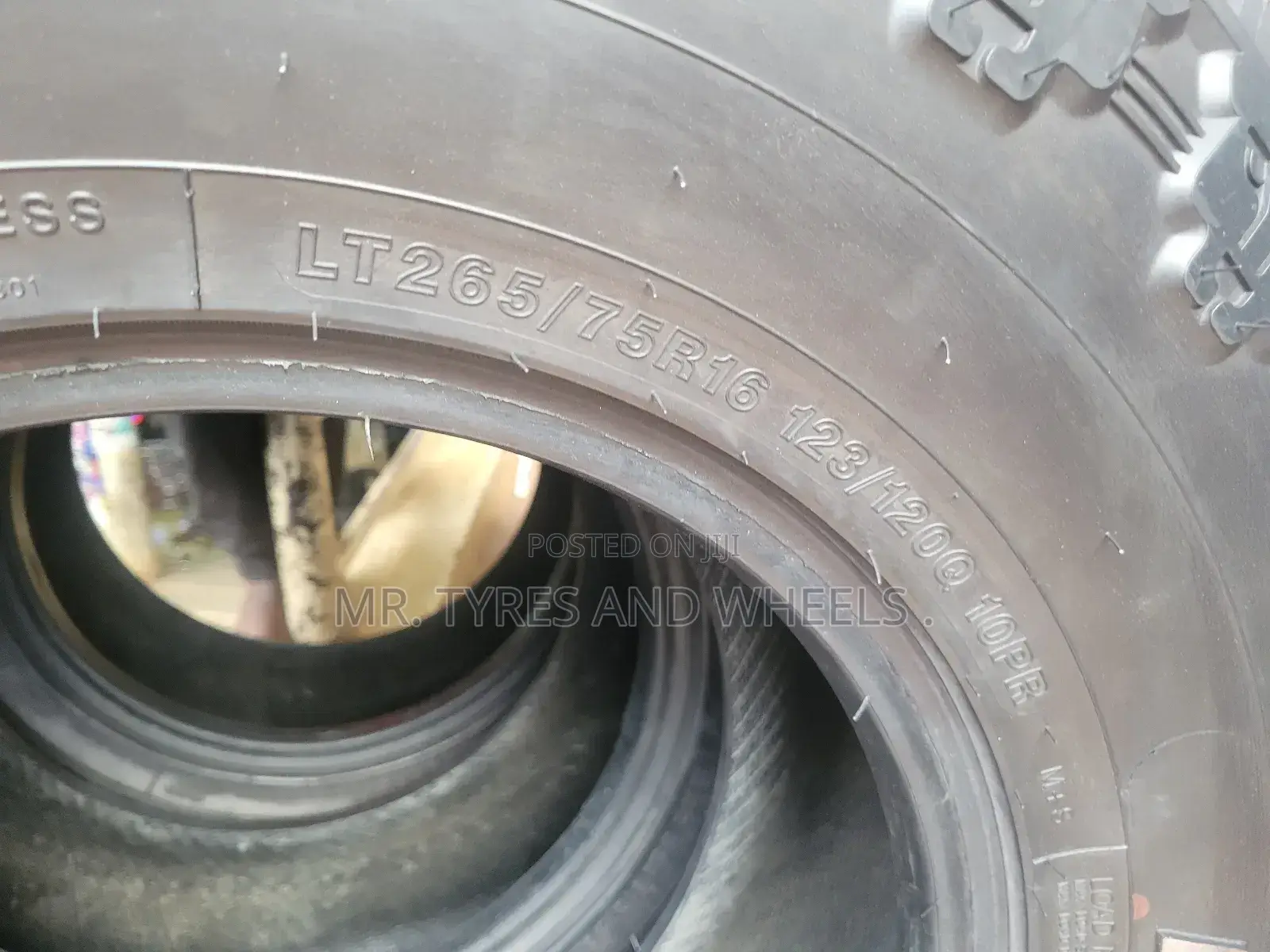 265 75 R16 Tires of All Seasons Both on Roads and Offroads.
