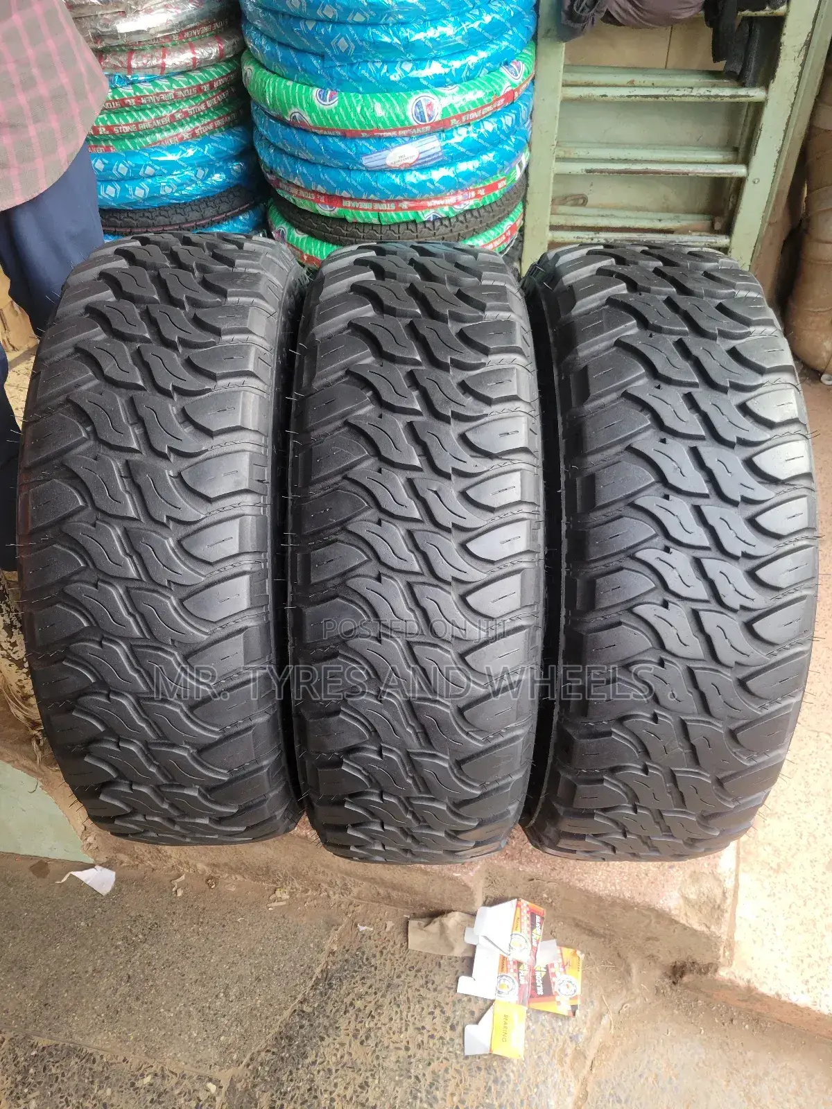 265 75 R16 Tires of All Seasons Both on Roads and Offroads.