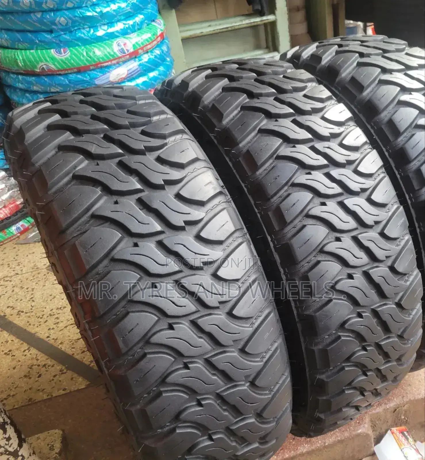265 75 R16 Tires of All Seasons Both on Roads and Offroads.