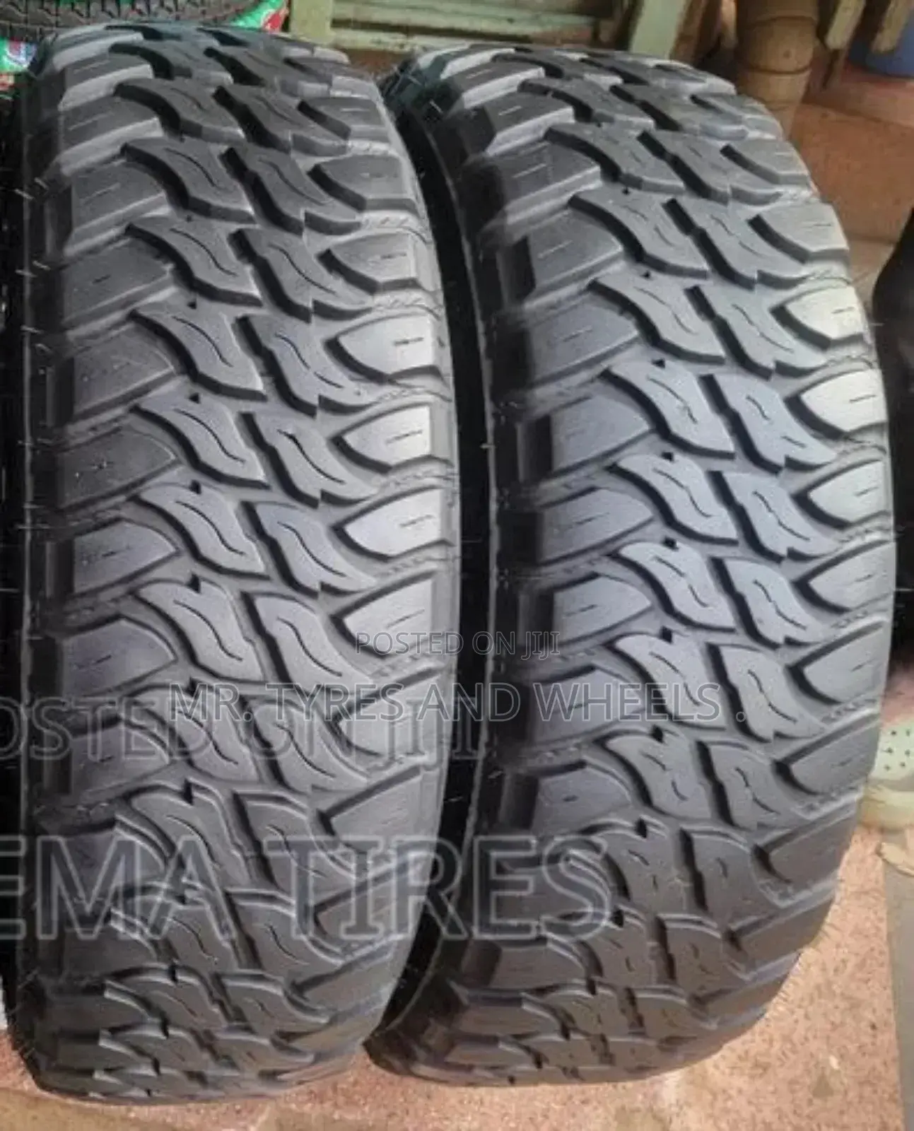 265 75 R16 Tires of All Seasons Both on Roads and Offroads.