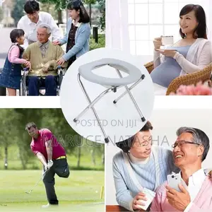 Portable Folding Toilet Chair for the Elderly