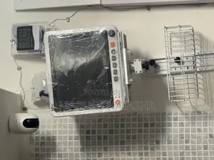 Touch Screen Patient Monitor With a Wall Bracket