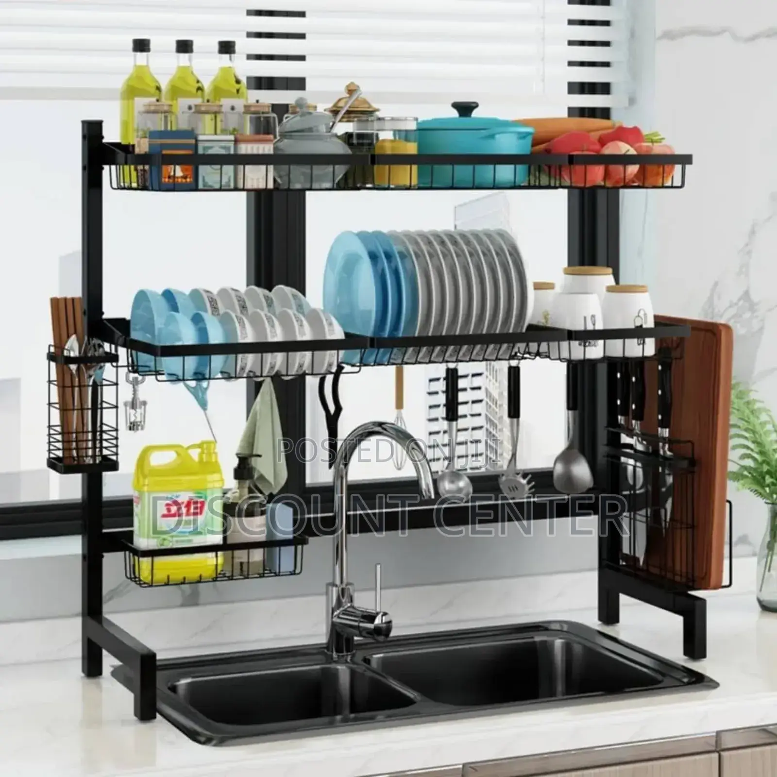 Sink Dish Rack Double