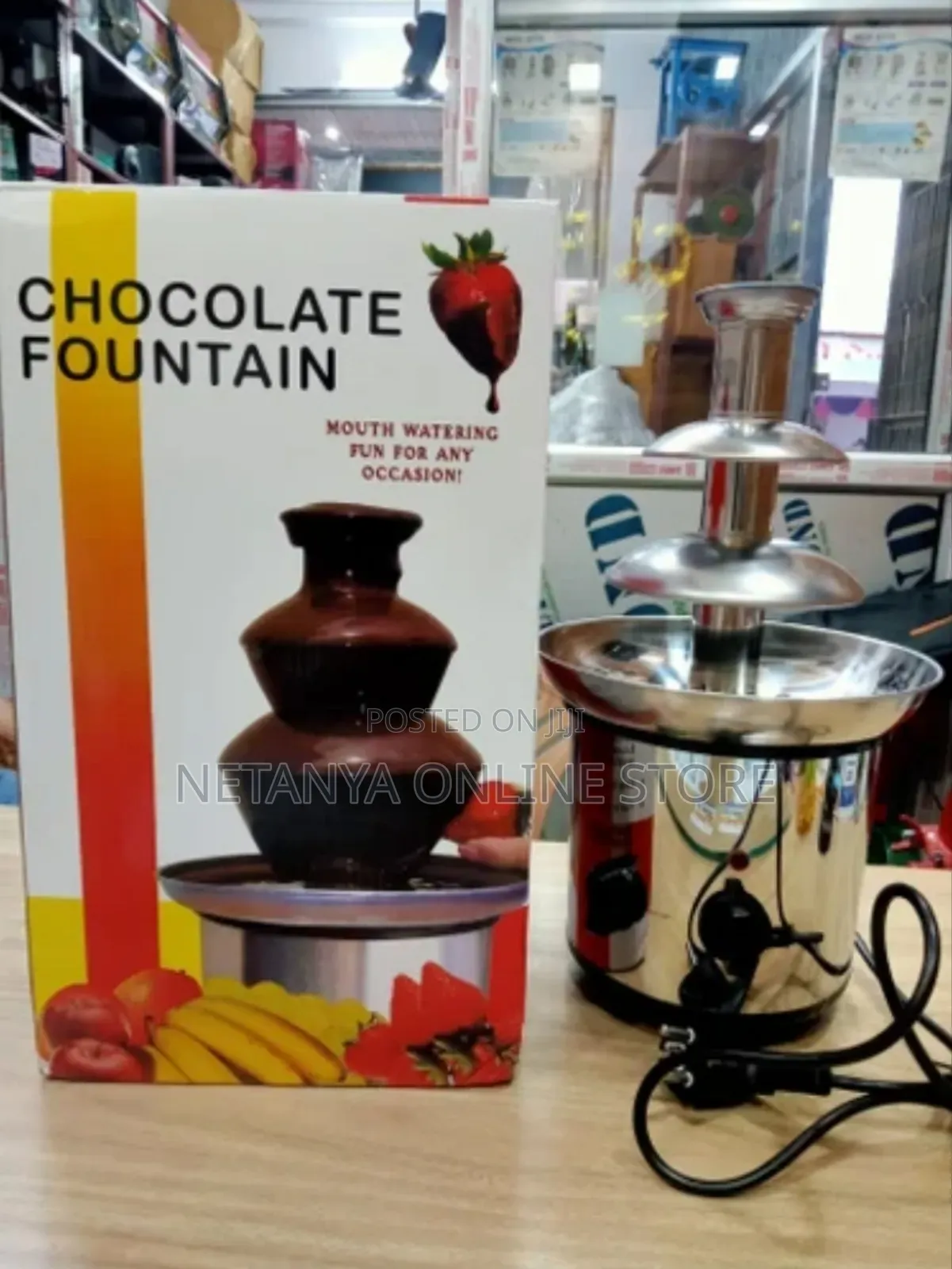 3 Tier Stainless Steel Chocolate Fountain