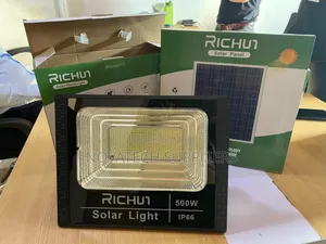 500w Durable Richur Led Solar Flood Lights/12 Hour Lighting