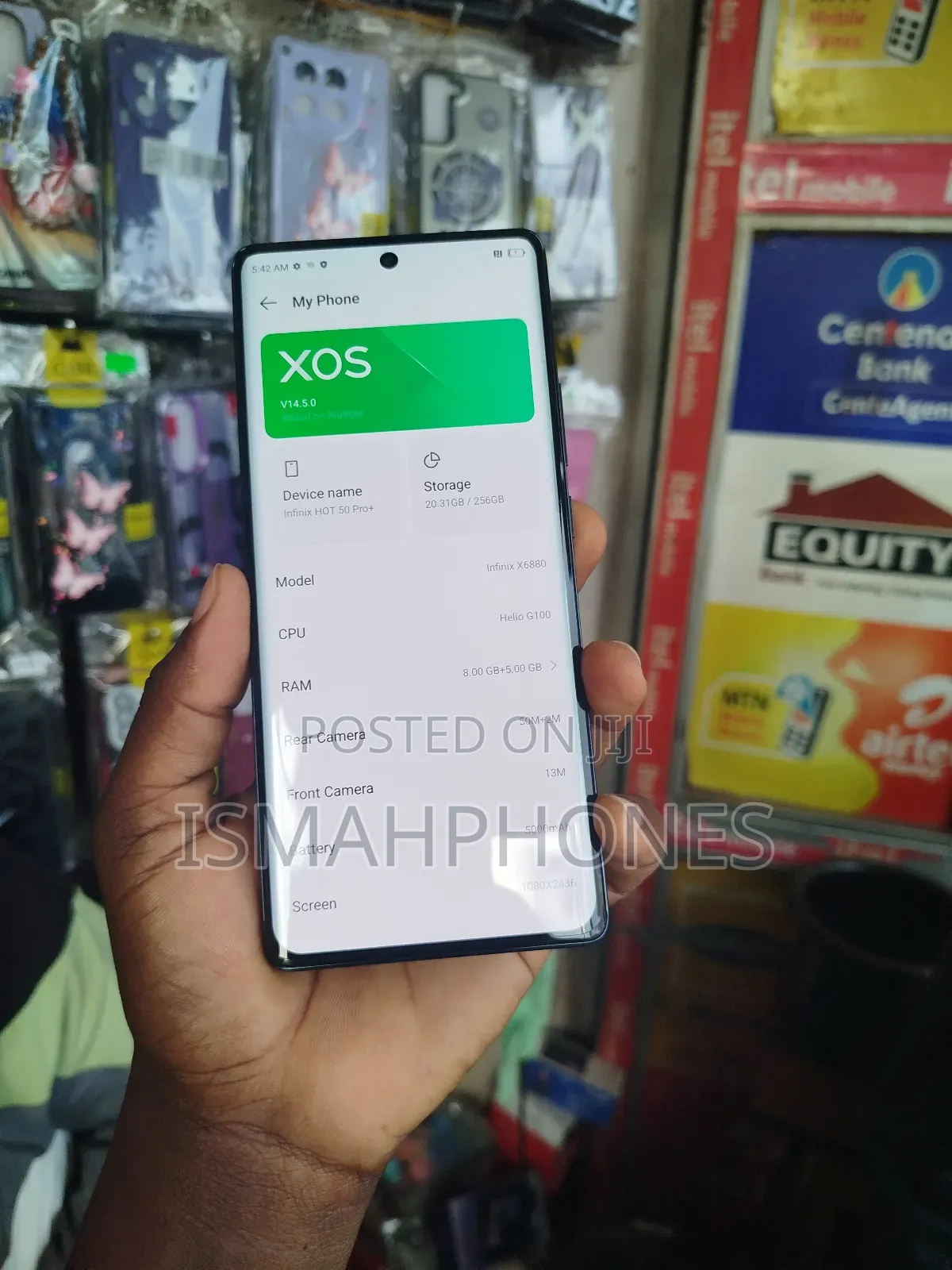 Infinix Hot 50 Pro+ 4G 256 GB Black