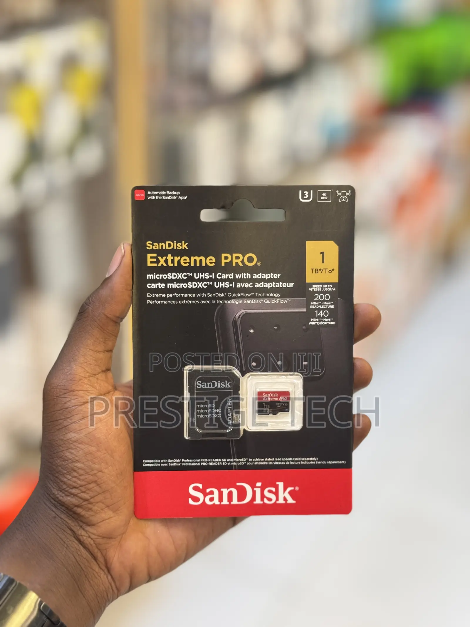 Sandisk 1tb Extreme Pro Microsd Memory Card 200mbps