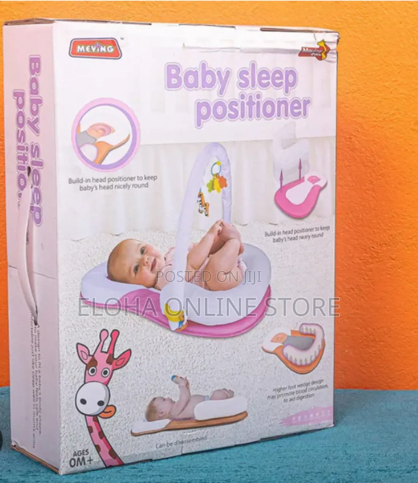 Baby Sleep Positioner With Toy Bar