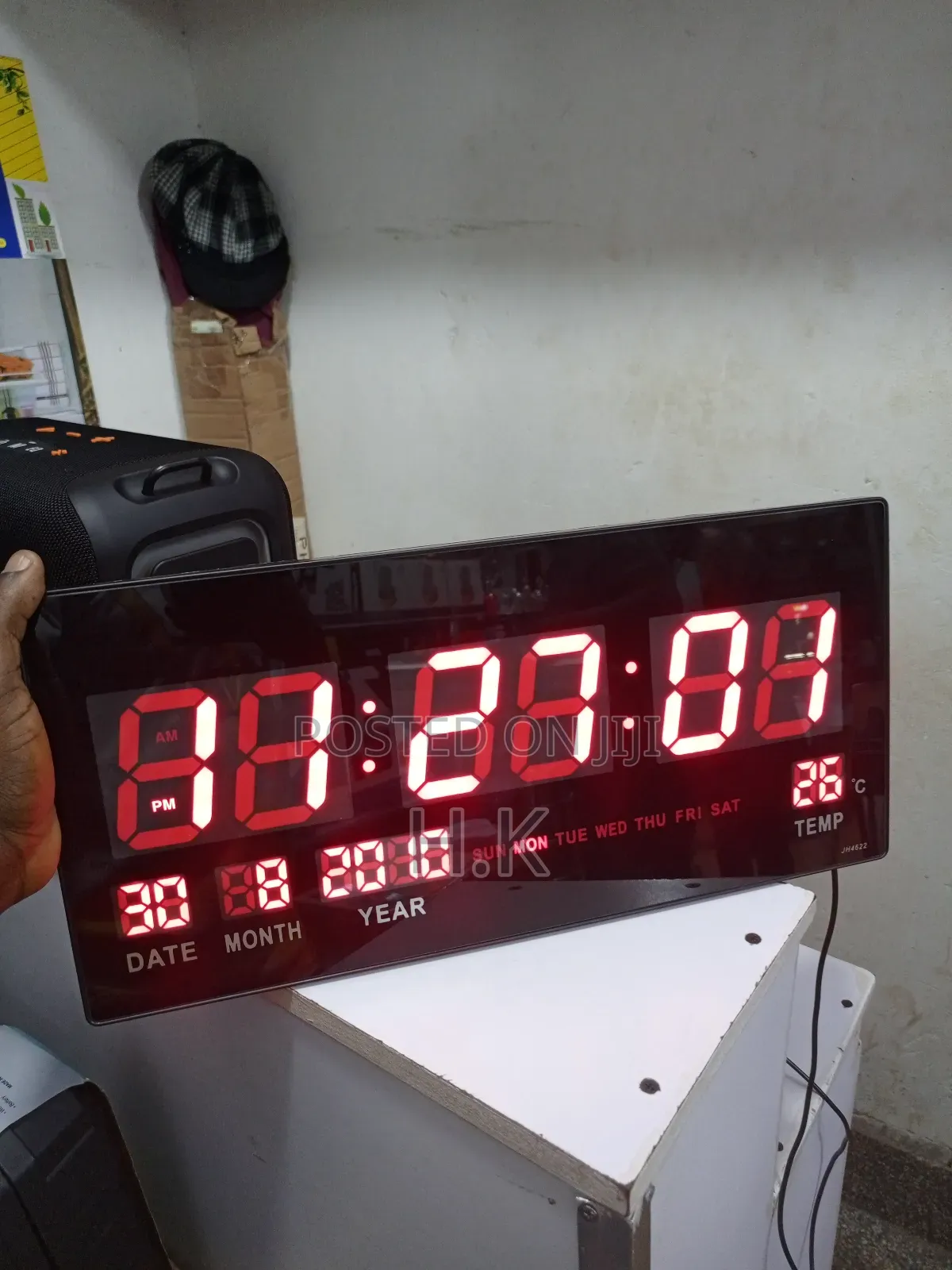 Starlet24 Jh4622 Led Digital Wall Clock 17.8×8.5inch