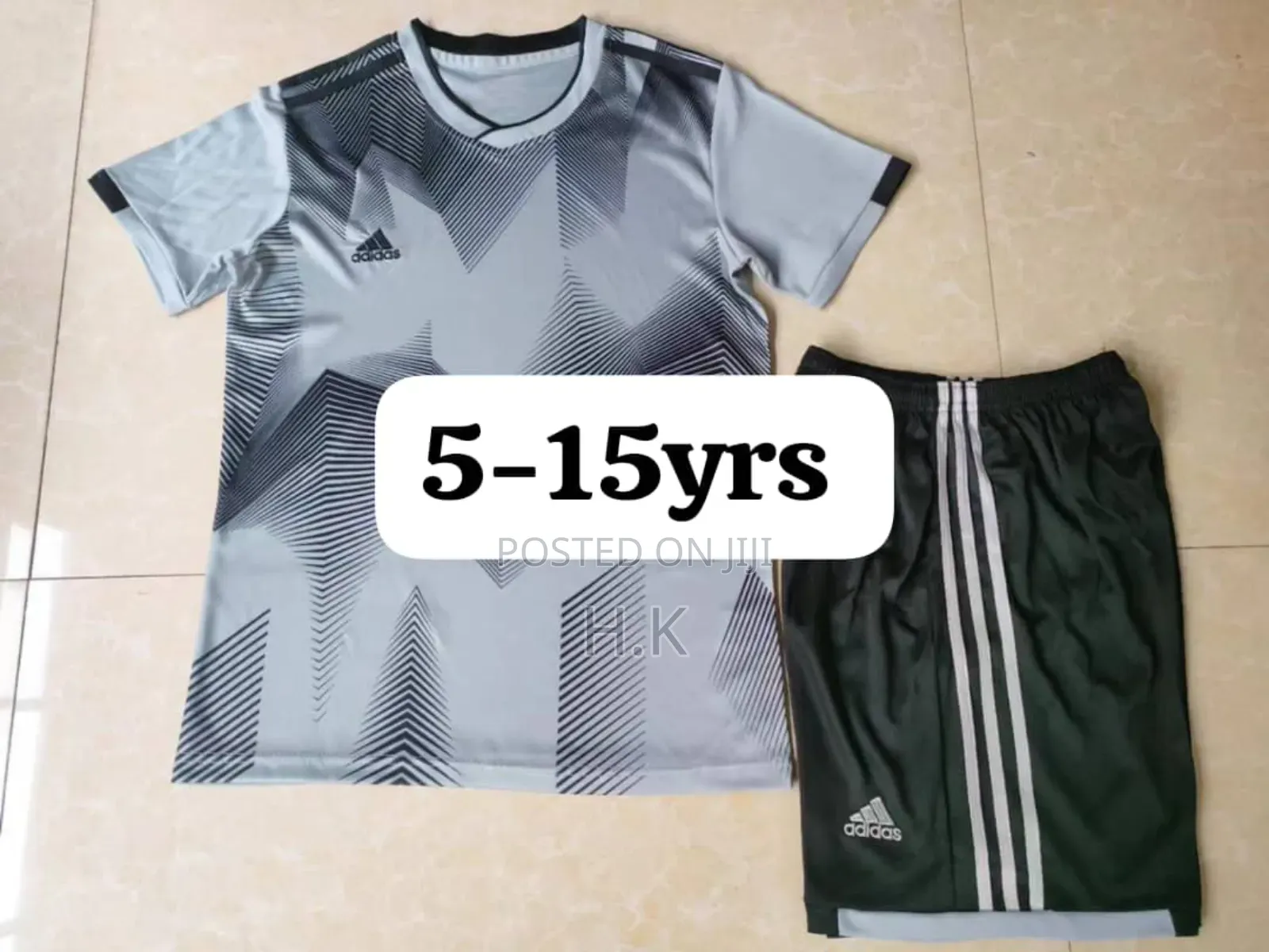 Adidas Kids' Soccer Jersey and Shorts Set