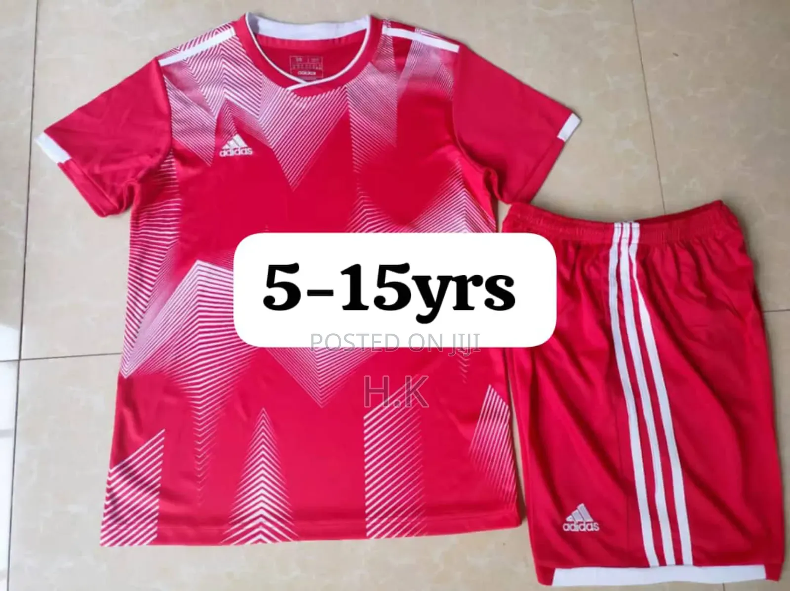 Adidas Kids' Soccer Jersey and Shorts Set