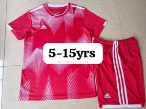 Adidas Kids' Soccer Jersey and Shorts Set