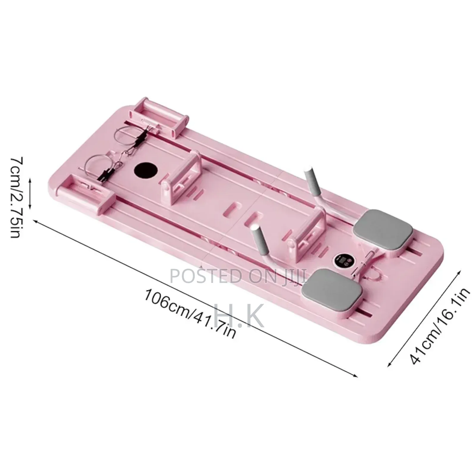 Foldable Pilates Sliding Board Automatic Rebound Ab Roller