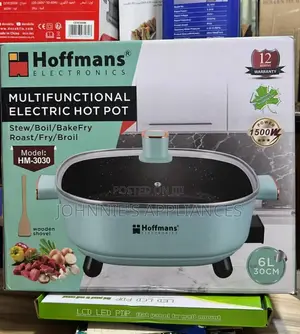 Hoffman Multifunctional Electric Hot Pot Cooker /Roast 6l