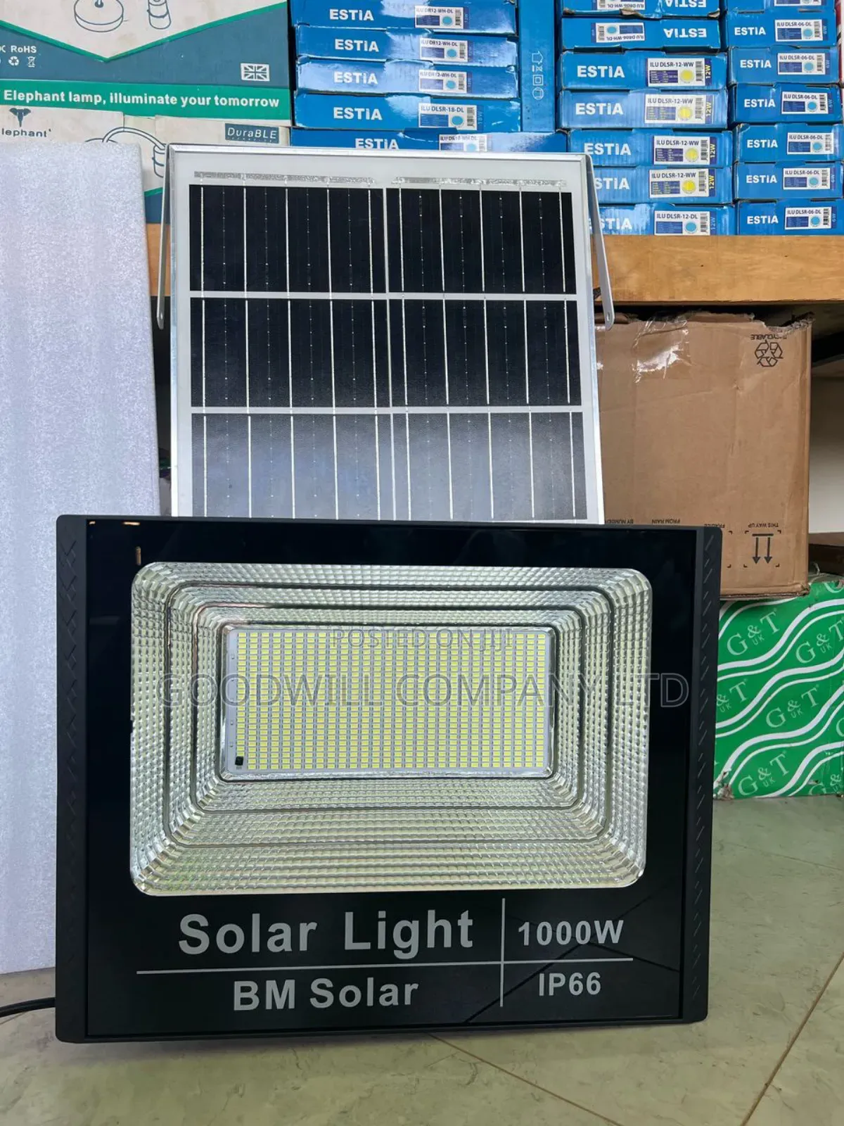 1000w Solar Flood Light Bm Class 1