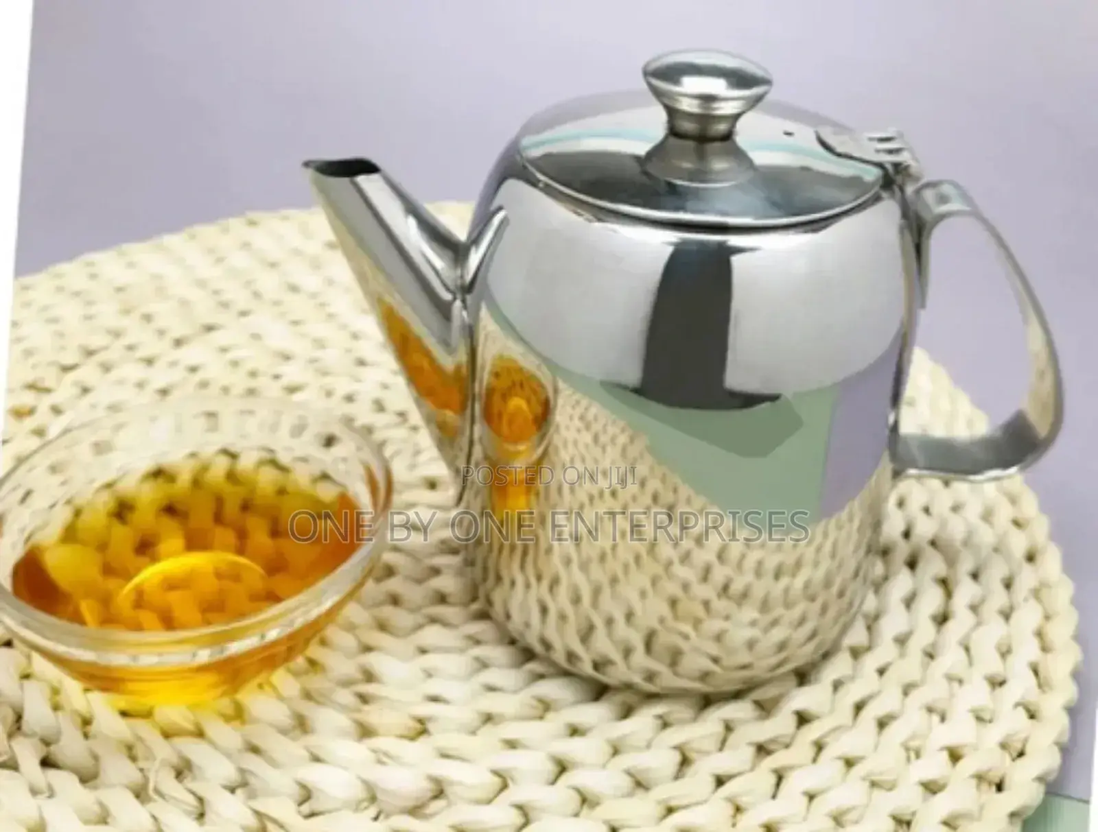 Stainless Steel Tea Kettle Infuser Teapot.