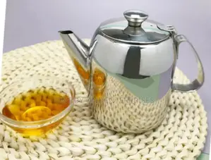 Stainless Steel Tea Kettle Infuser Teapot.