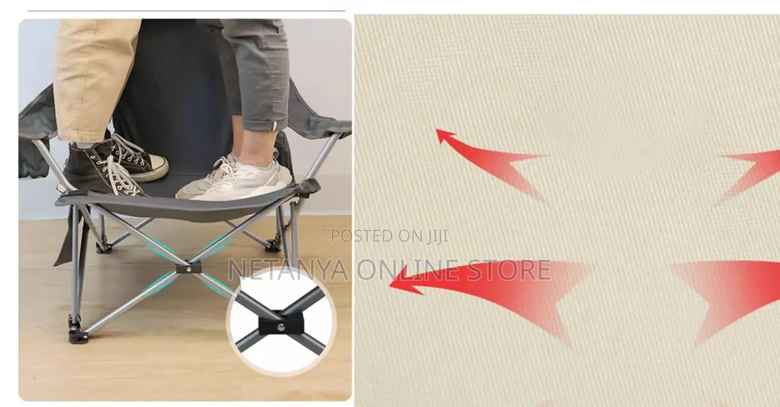 150kgs Portable Recliner Chair and Bed