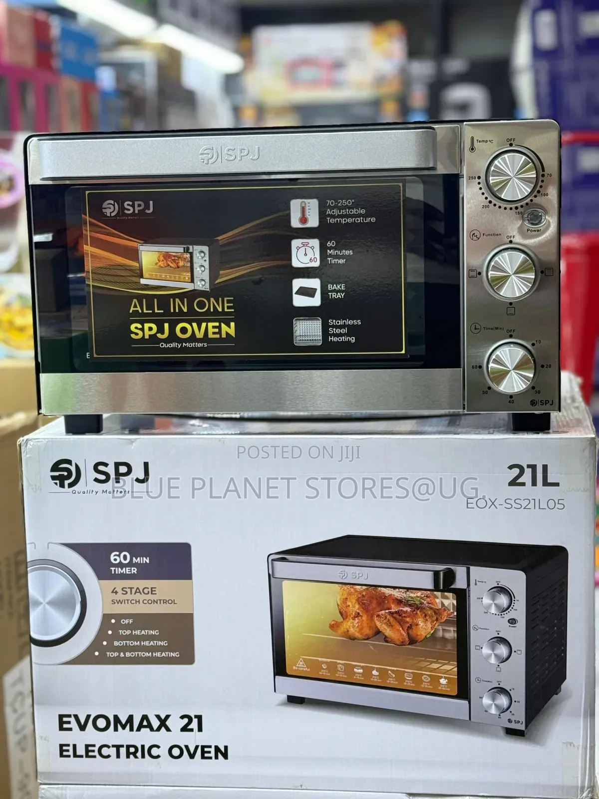 SPJ Evomax 21litres Mini Ovens \\ 1200w \\ Eox-Ss21l05