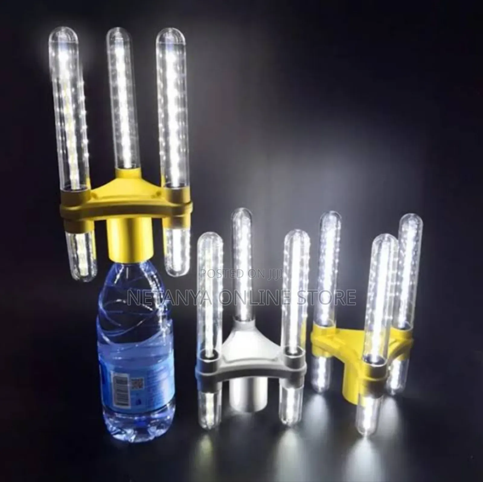3 Heads Rechargeable Led Strobe Champagne Stick