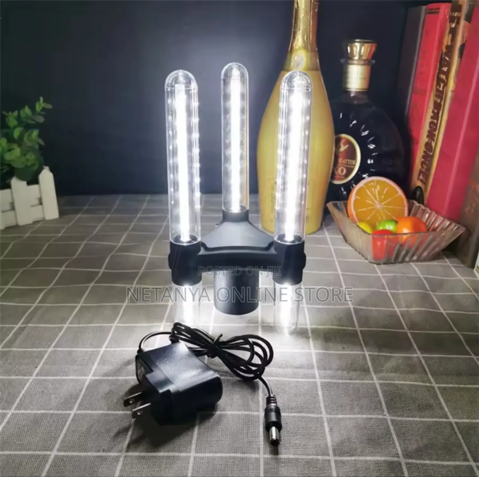 3 Heads Rechargeable Led Strobe Champagne Stick