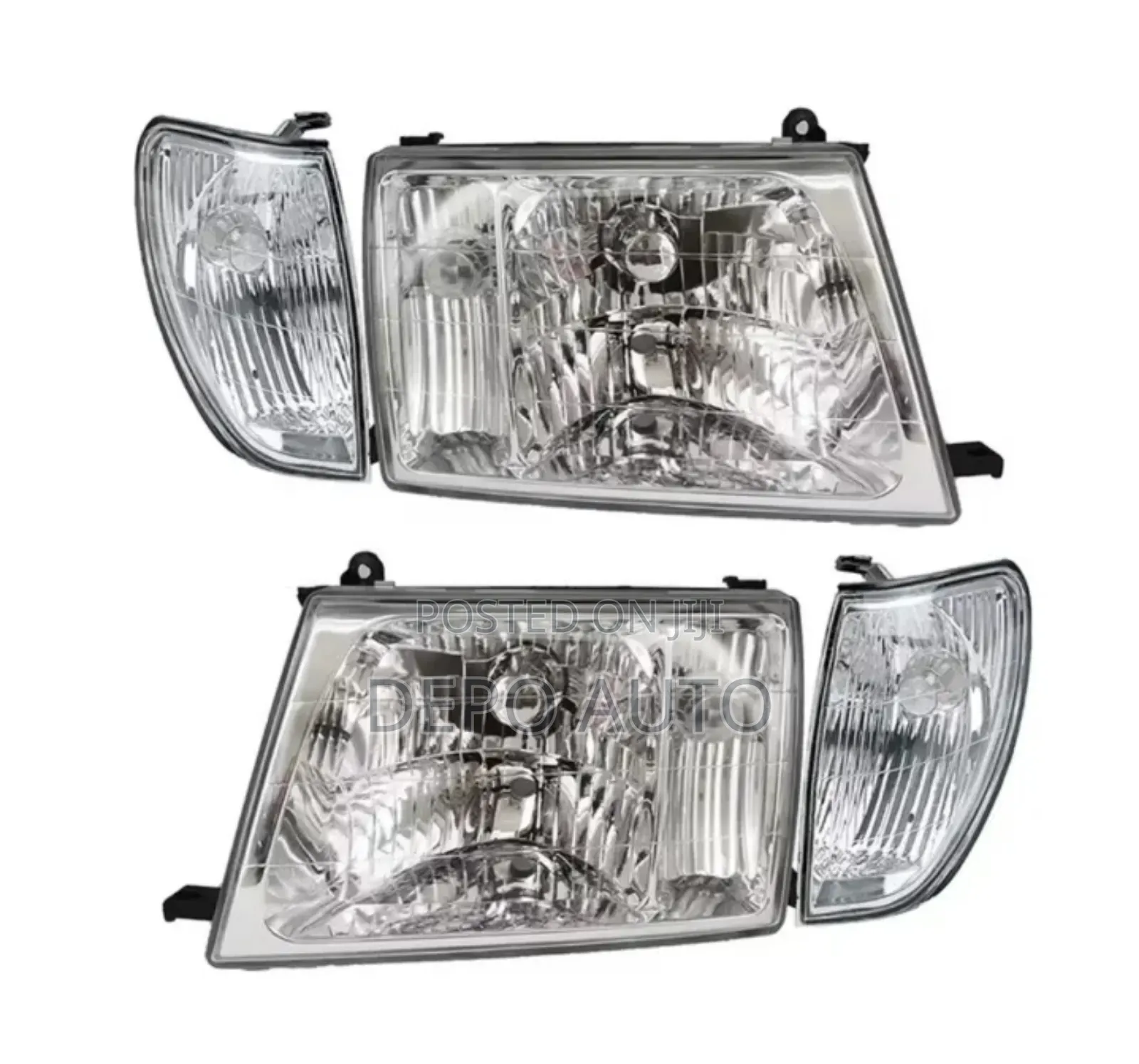 Fj100 2002 Set of New Headlamps and Cornerlamps