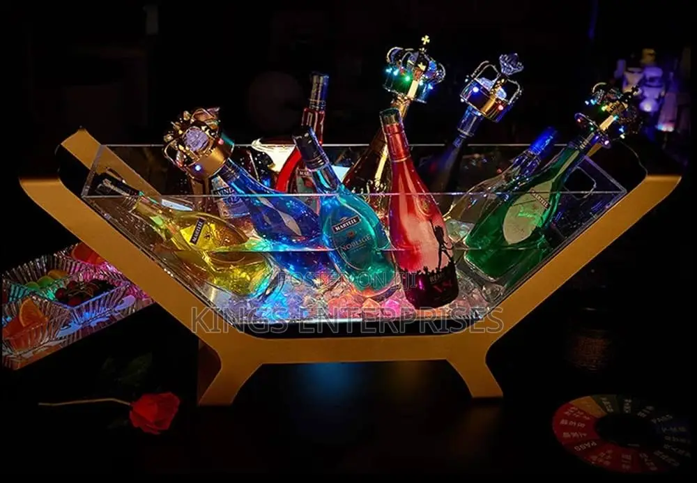 Wine and Champagne Luxurious Led Ice Bucket