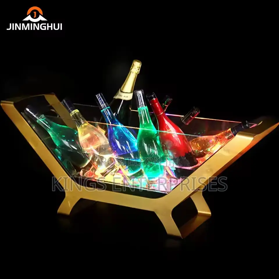 Wine and Champagne Luxurious Led Ice Bucket