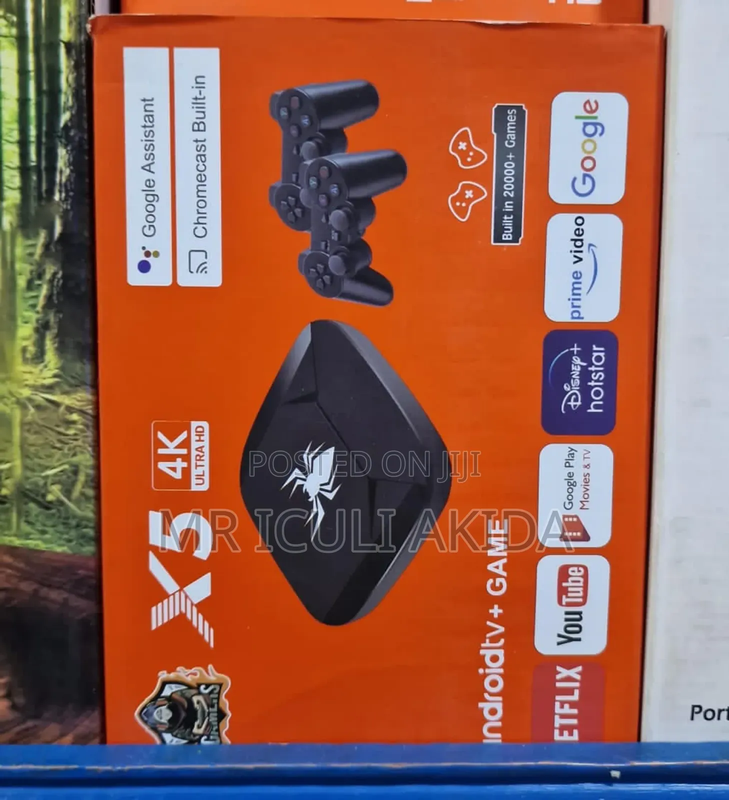 X5 Ultra Hd Android Tv Game Box for Android Tv Consoles